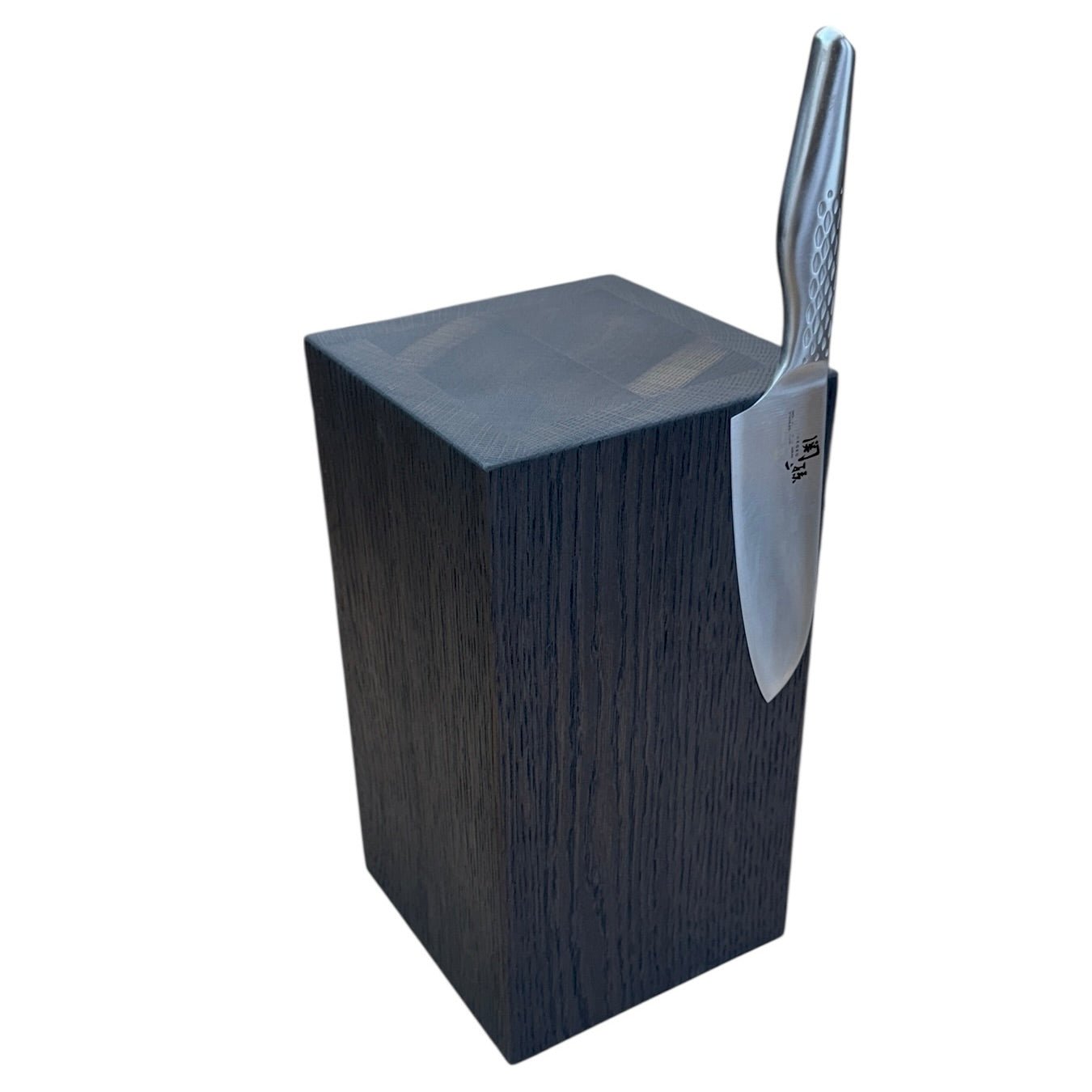 Rune - Jakobsen Woodworks 'Nordic' magnetisk knivblok med plads til 8 - 12 knive Røget egetræ_9