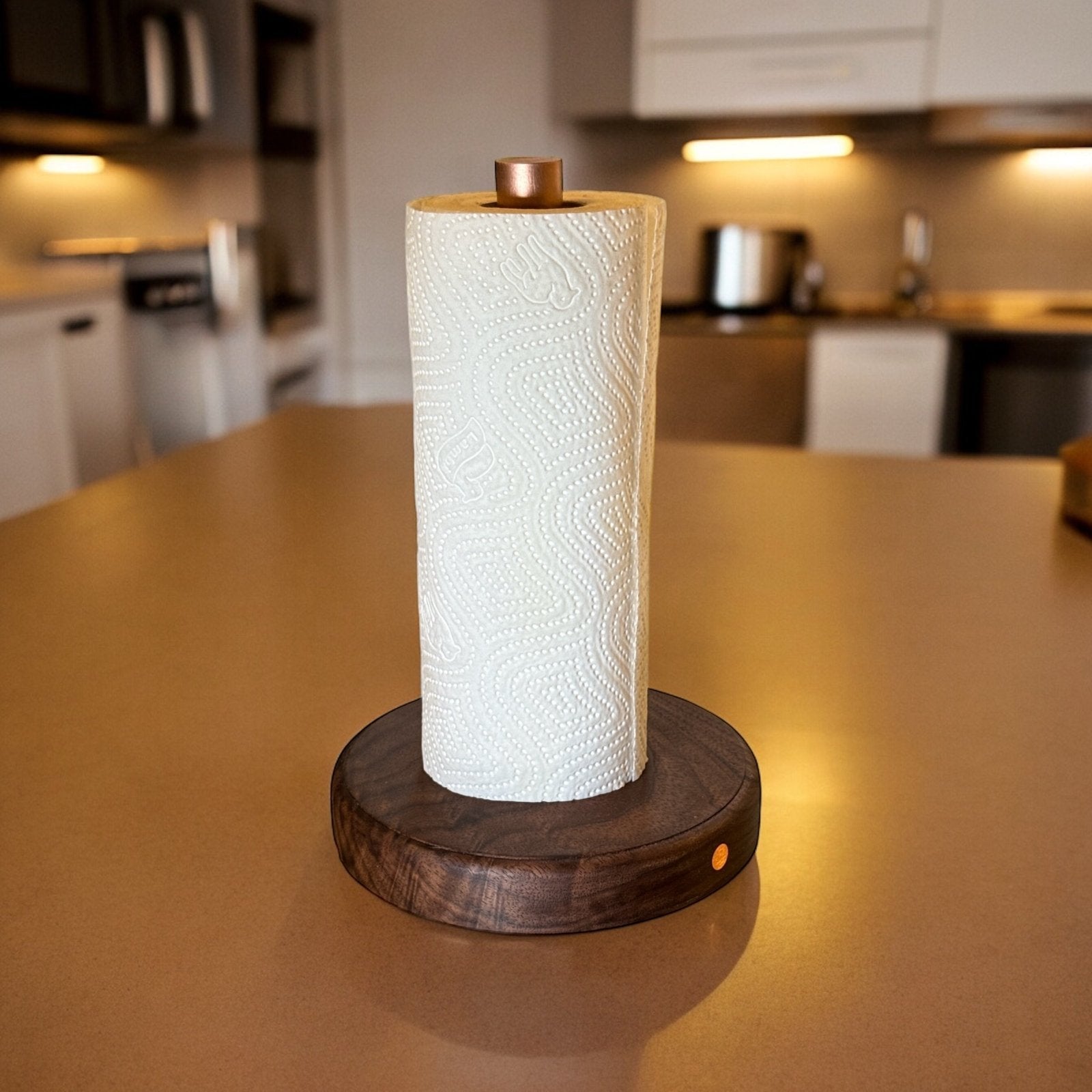 Rune - Jakobsen Design 'Roll Pole' rund køkkenrulleholder Massivt messingrør Køkkenrulleholdere_1