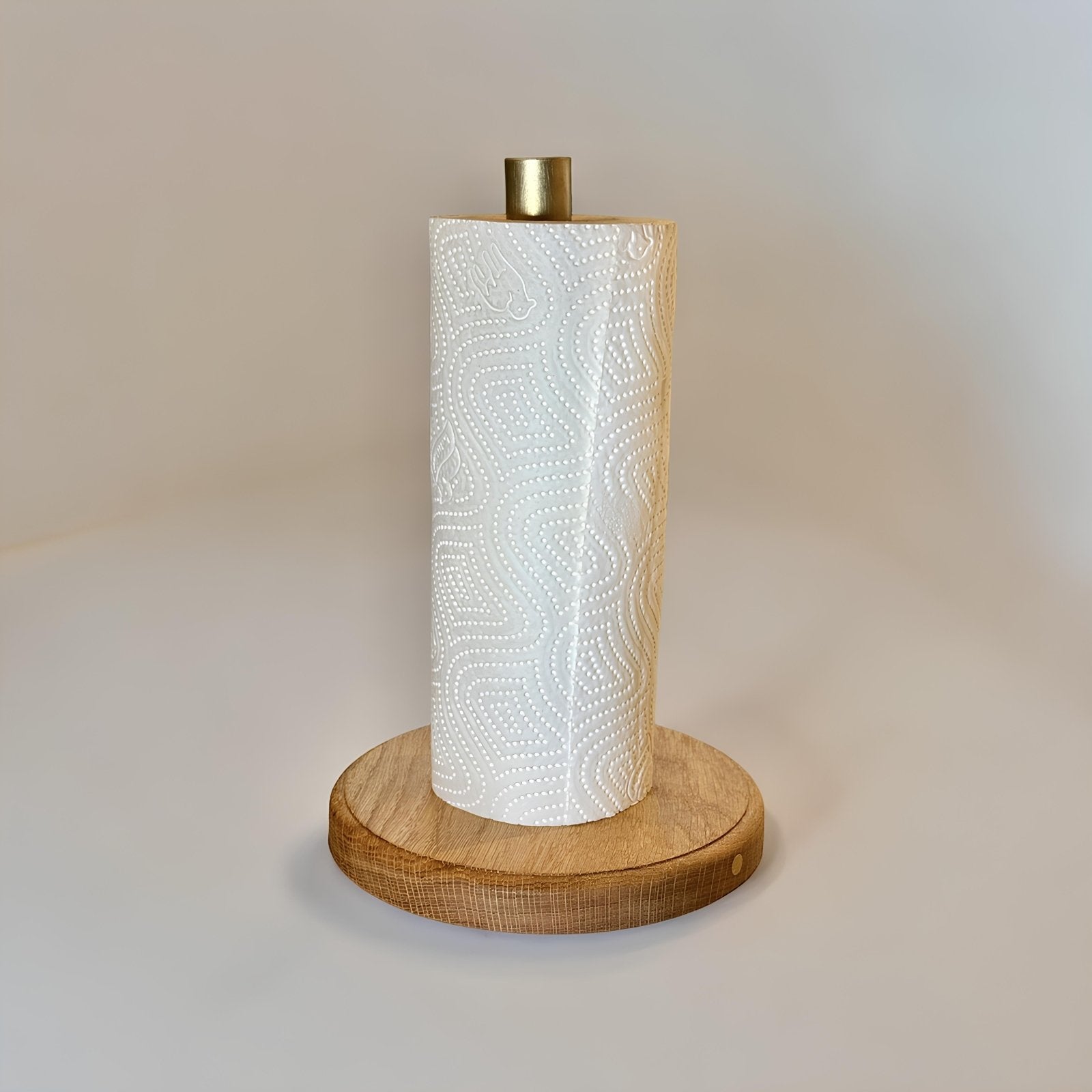 Rune - Jakobsen Design 'Roll Pole' rund køkkenrulleholder Massivt messingrør Køkkenrulleholdere_6