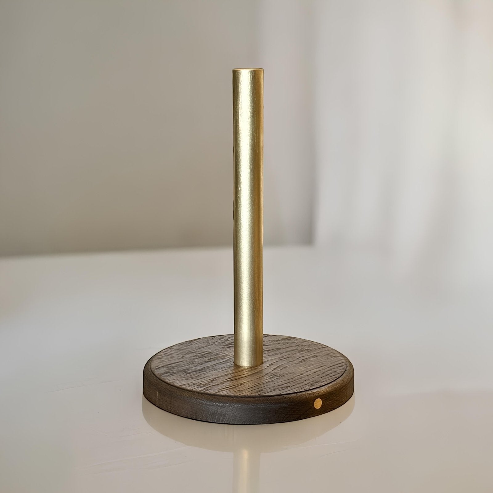 Rune - Jakobsen Design 'Roll Pole' rund køkkenrulleholder Massivt messingrør Køkkenrulleholdere_7