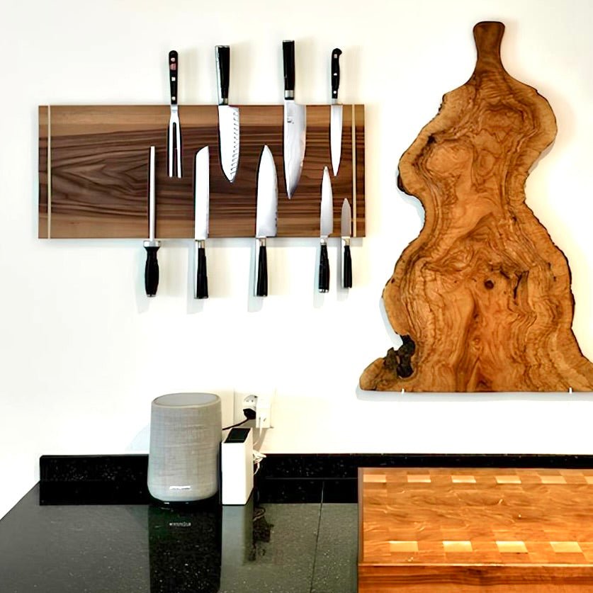 Rune - Jakobsen Design Defined - bred knivmagnet i bredder fra 10 - 28 cm og længder fra 40 - 80 cm. Med metaldetaljer 40 cm Knivskinner_1