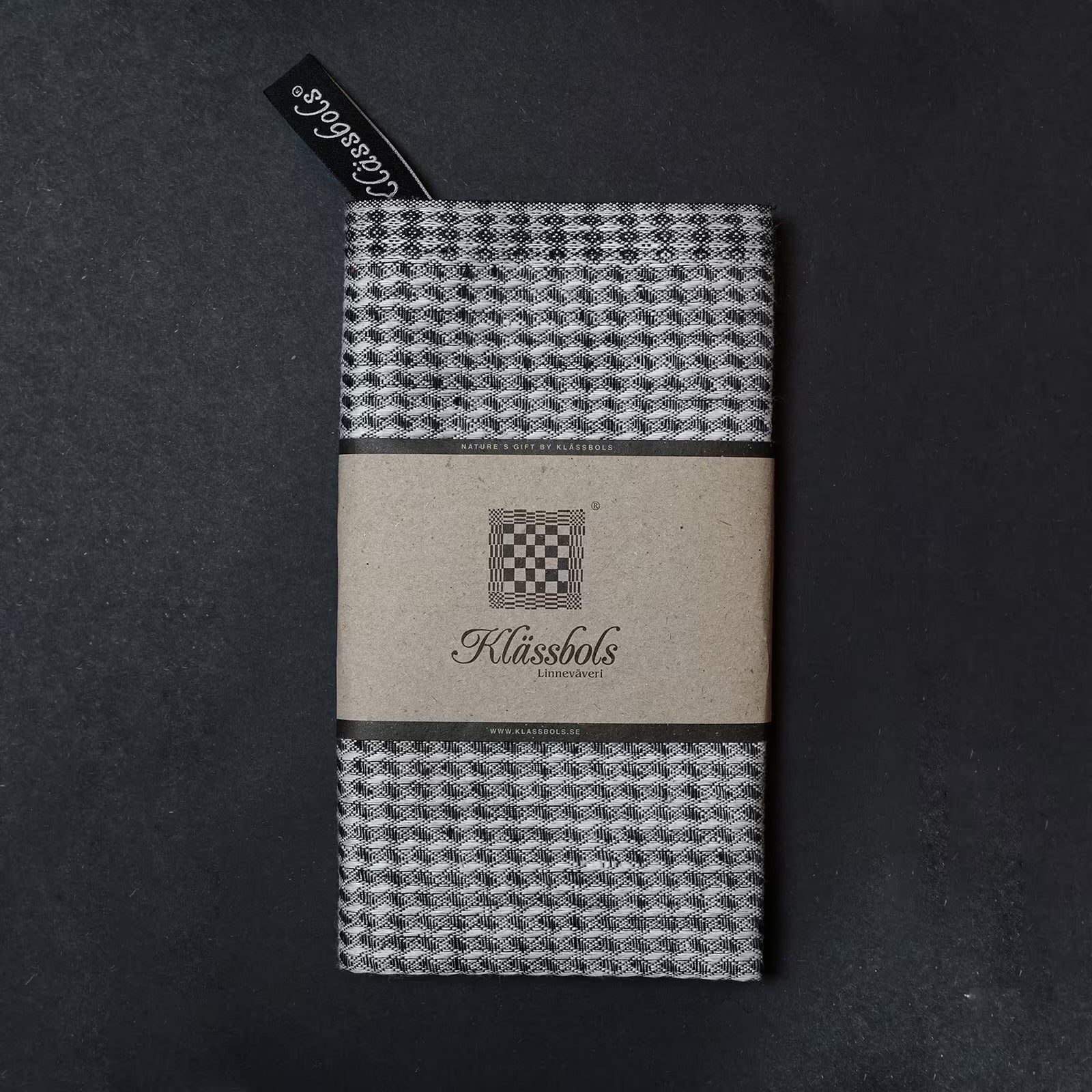 Rune - Jakobsen Design DISKDUK. Hørkarklud 30x30cm Sort Karklude_4