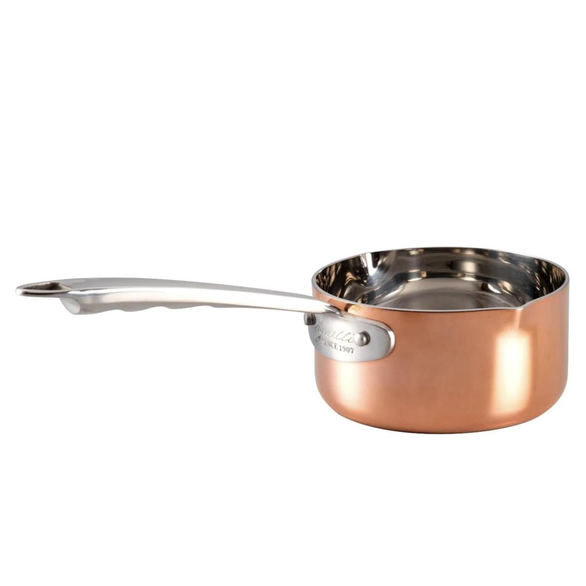 Rune - Jakobsen Design Lille kasserolle 4 - PLY Kobber med hank og dobbelt tud. Diameter 14 cm. Kasserolle_1