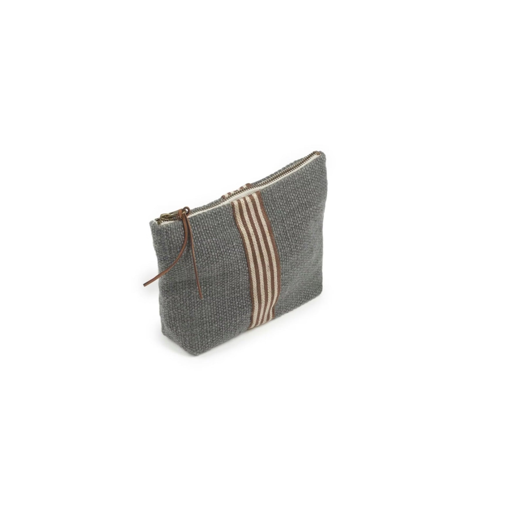 Rune - Jakobsen Design Pouch - små håndtasker i hør, 16x23 cm Jasper, charcoal Pouches_7