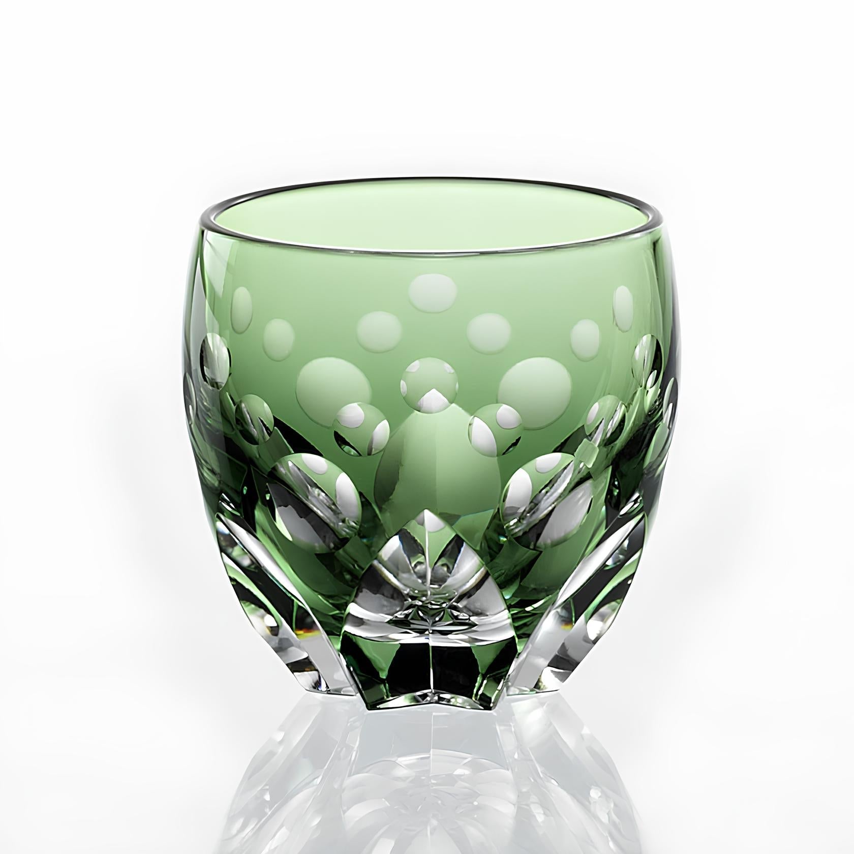 Rune - Jakobsen Design Sakeglas i Edo Kiriko, “Daffodil”, af Satoshi Nabetani Whiskyglas_2
