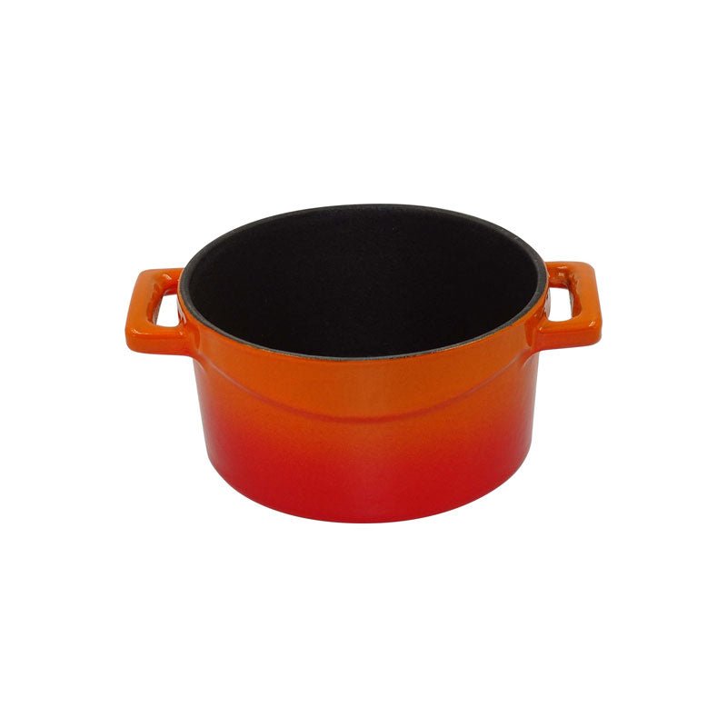 Rune - Jakobsen Design Stor emaljeret støbejernsgryde med låg. Diameter 28 cm Støbejernsgryde_4