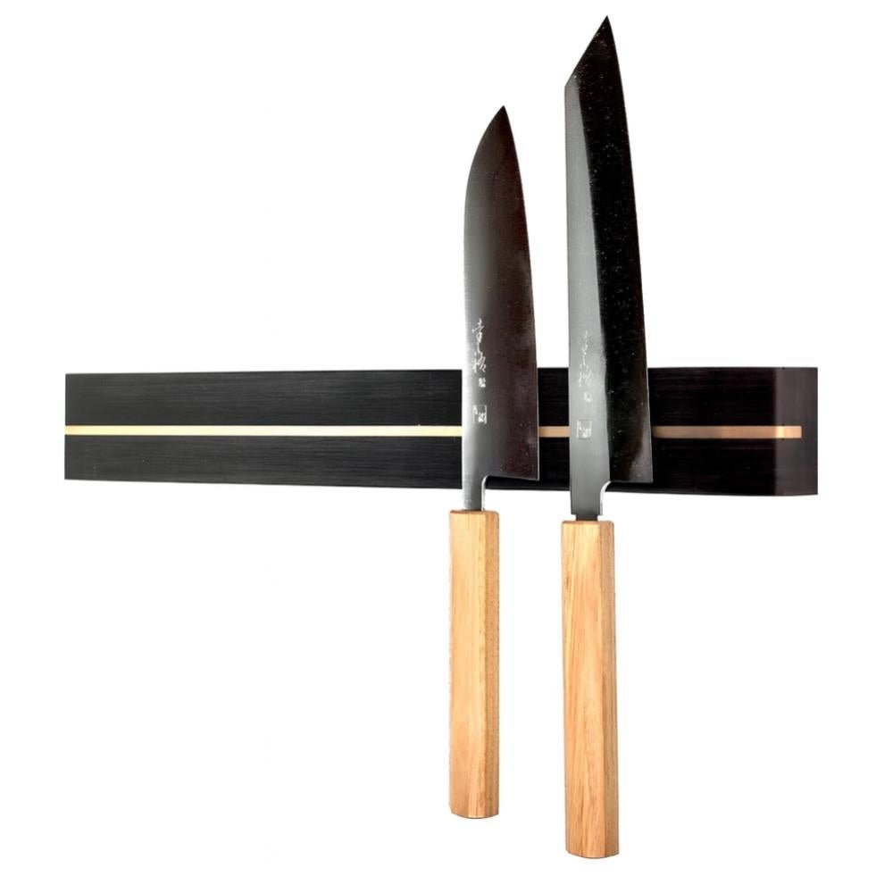 Rune - Jakobsen Woodworks Wide Split - bred knivmagnet i længder mellem 30 - 80 cm og 6,5 eller 8,5 cm bredde Røget egetræ_4