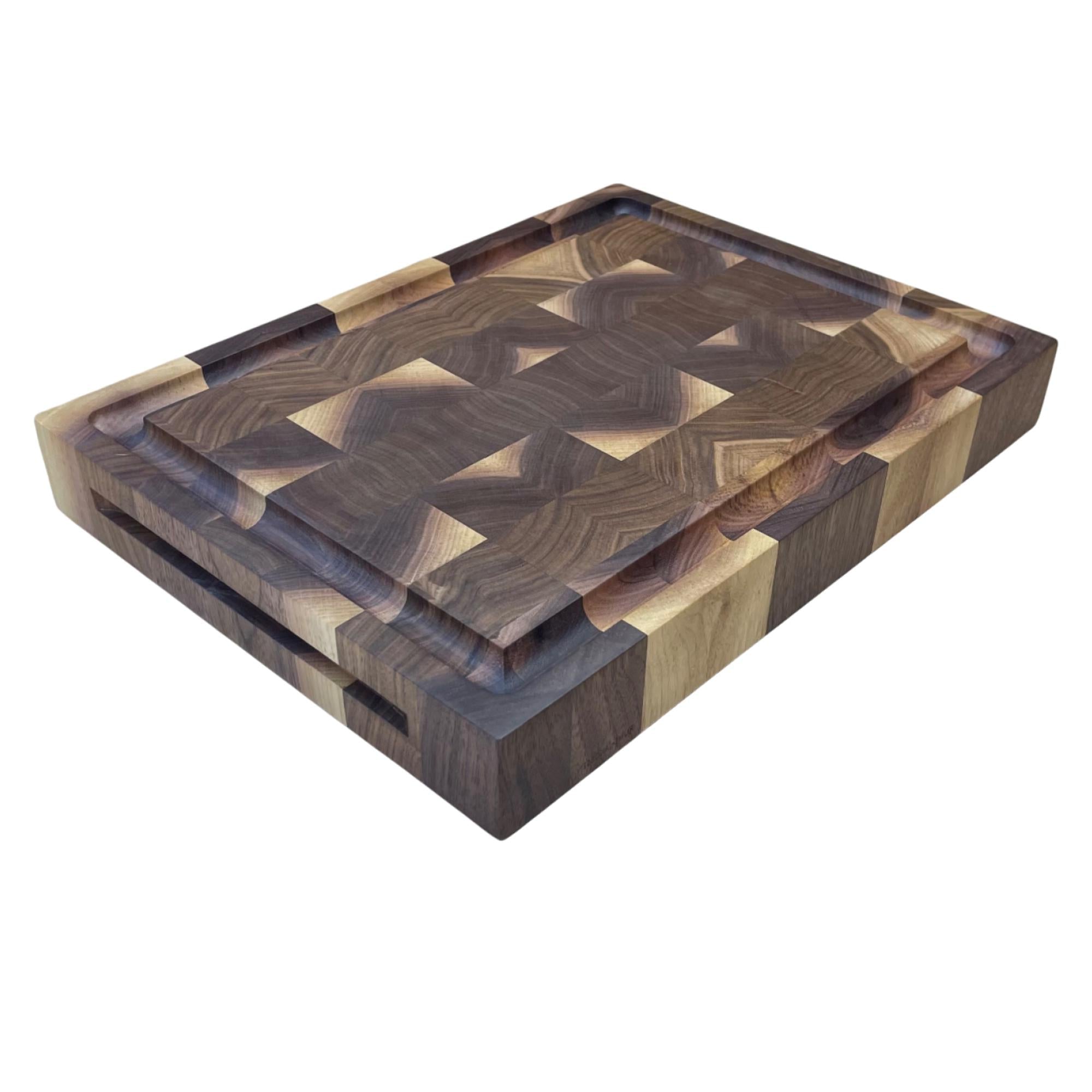 Rune - Jakobsen Design WOW. 5 cm tykt skærebræt i endetræ. Størrelser fra 30x20 cm - 60x40 cm 'Mini' 30x20x5 cm Skærebrætter_3