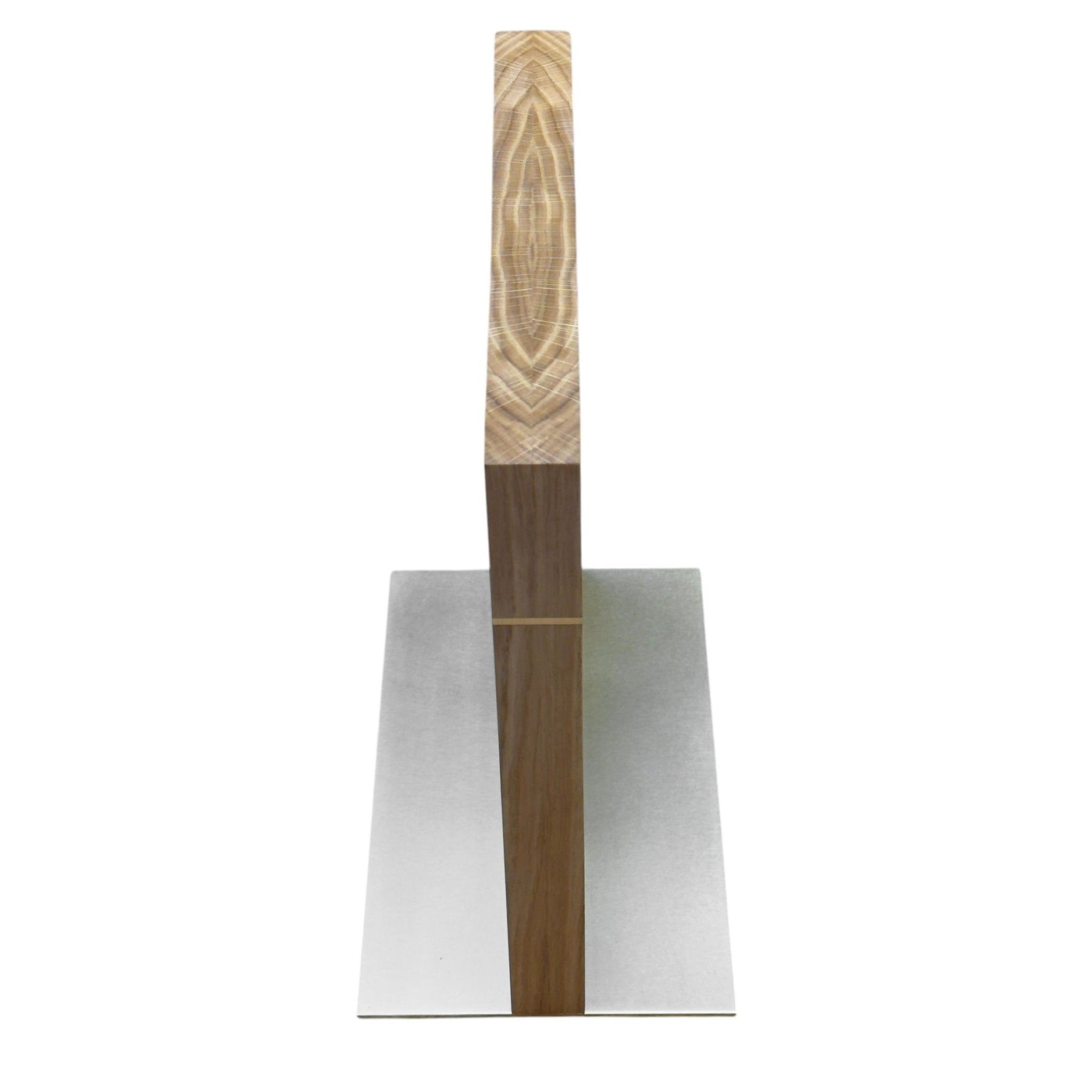 Rune - Jakobsen Woodworks 'The Wall' magnetisk knivblok med messingdetaljer og messingfod 15x30x3 cm_7