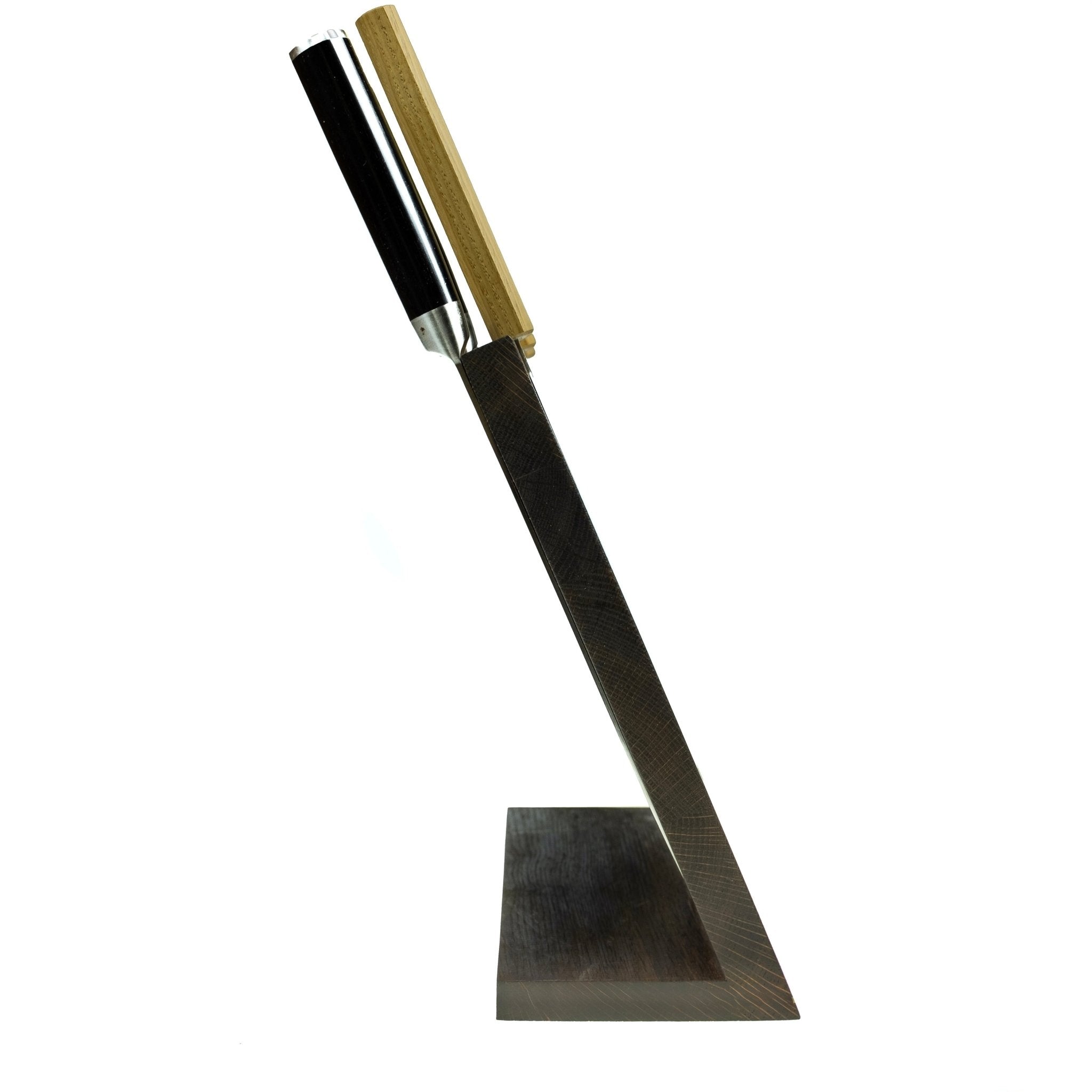 Rune - Jakobsen Woodworks 'Windswept' klassisk vinklet knivblok 30x30x2cm / dobbeltsidet magnetisk_5