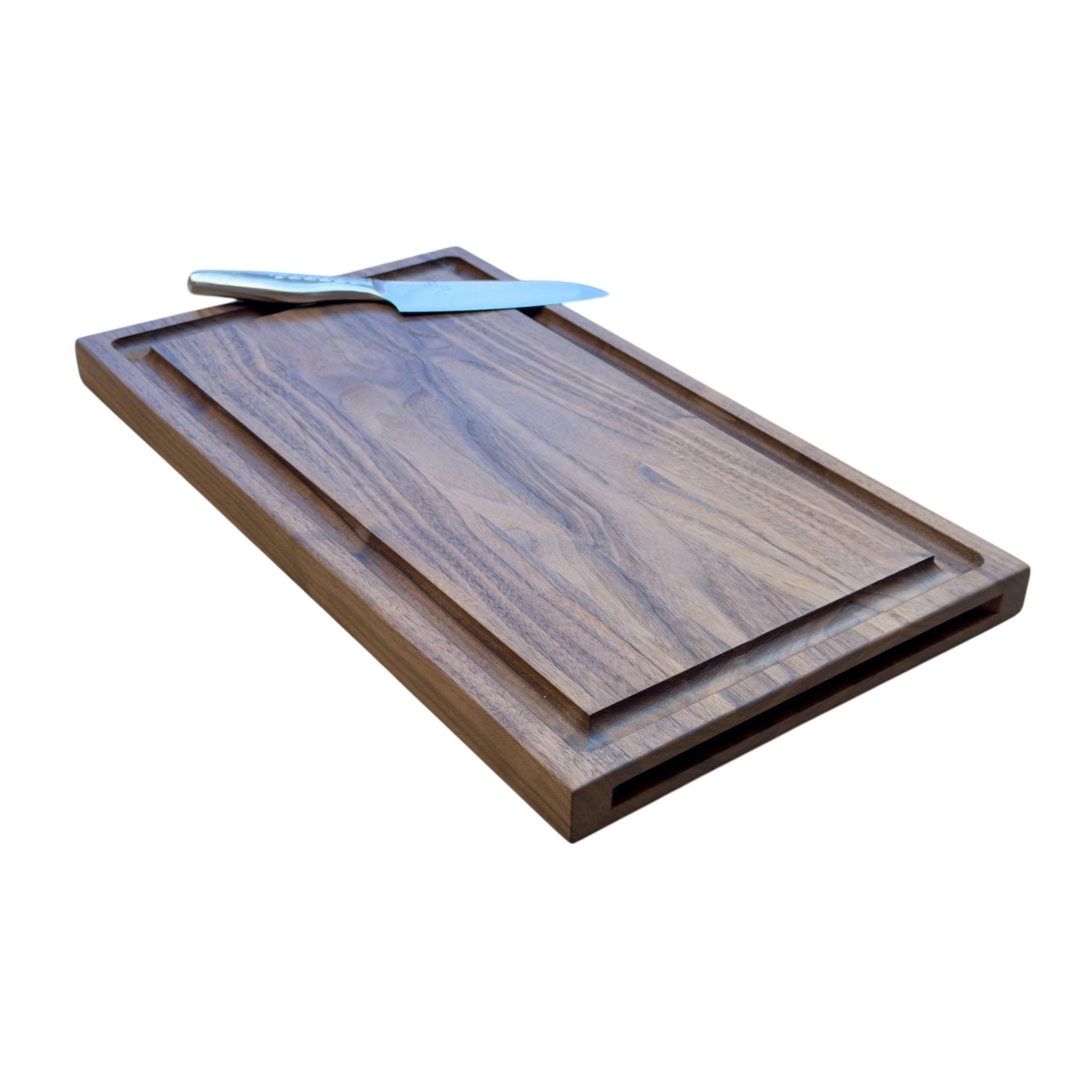 Rune - Jakobsen Woodworks 'No Nonsense' 3 cm tykt skærebræt med dyb saftrille. 50x27x3 cm_4