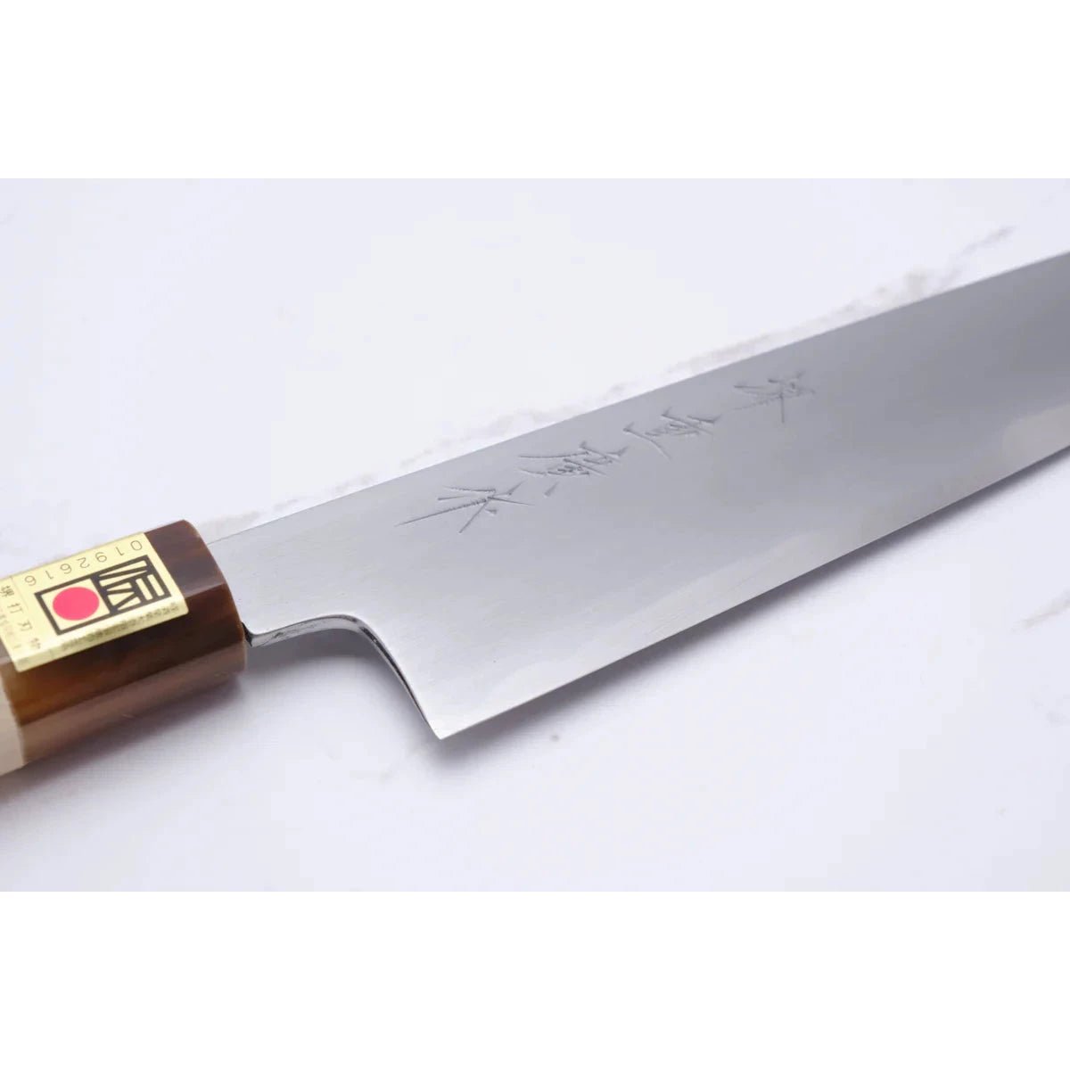 Shigehiro Kasahara 210 mm K - Tip Gyuto White - 2_ _ _ _SHK - 210KG4. Kiritsuke by Shigehiro Kasahara