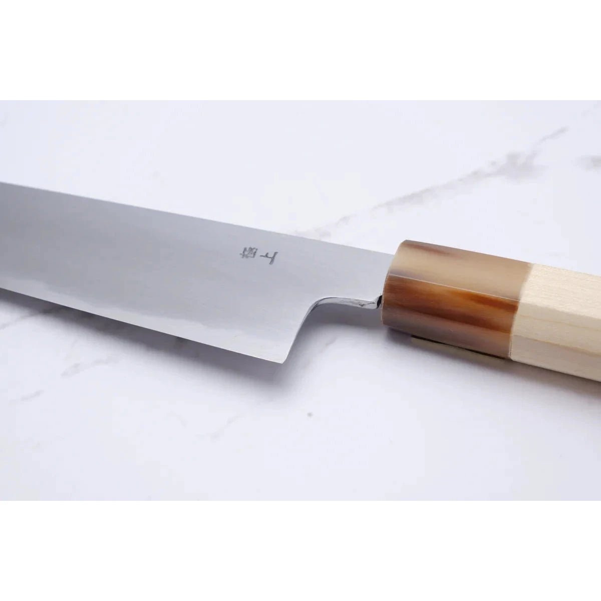 Shigehiro Kasahara 210 mm K - Tip Gyuto White - 2_ _ _ _SHK - 210KG5. Kiritsuke by Shigehiro Kasahara