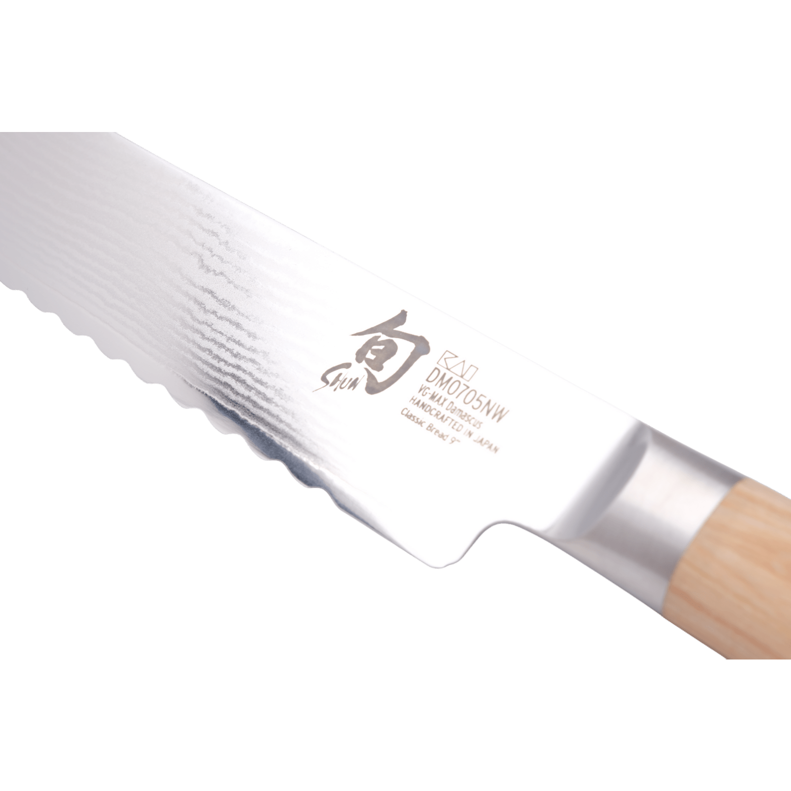 KAI Shun Classic 230 mm Brødkniv white _8
