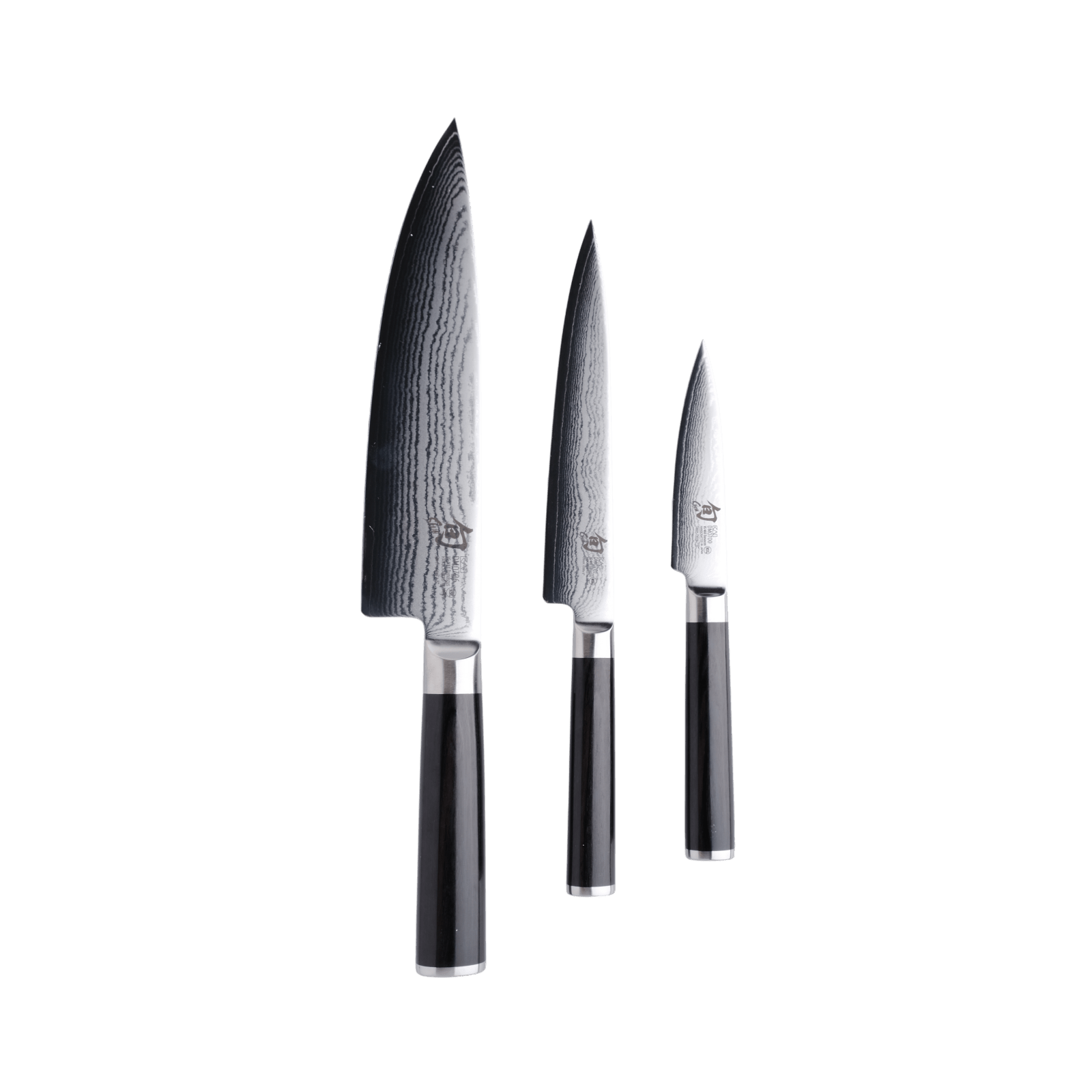 KAI Shun Classic Knivsæt m. Kokkekniv, Urtekniv og Utilitykniv _2