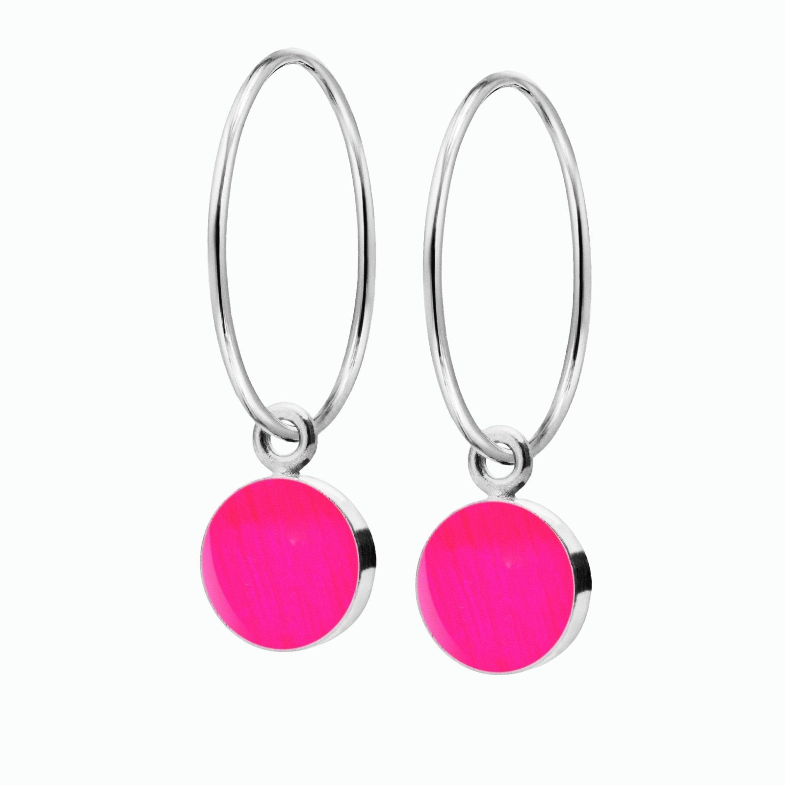 Køb SIGN øreringe · NEON PINK _1 fra Scherning hos os