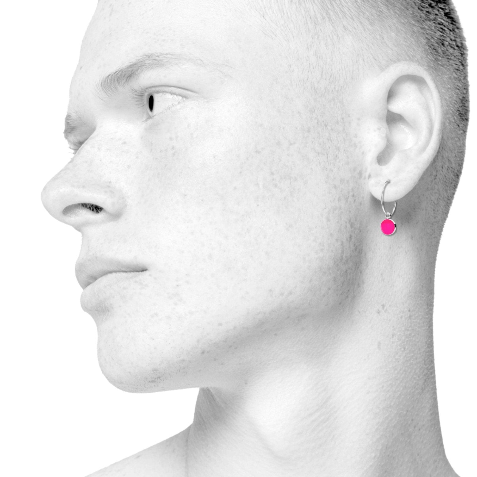 Køb SIGN øreringe · NEON PINK _3 fra Scherning hos os