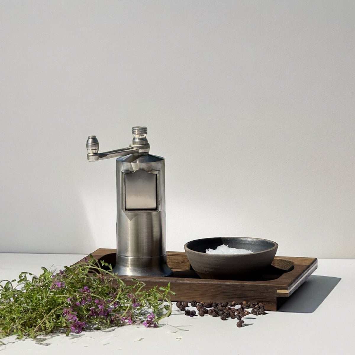 Small Tray wooden tray, Smoked oak from Rune-Jakobsen Woodworks