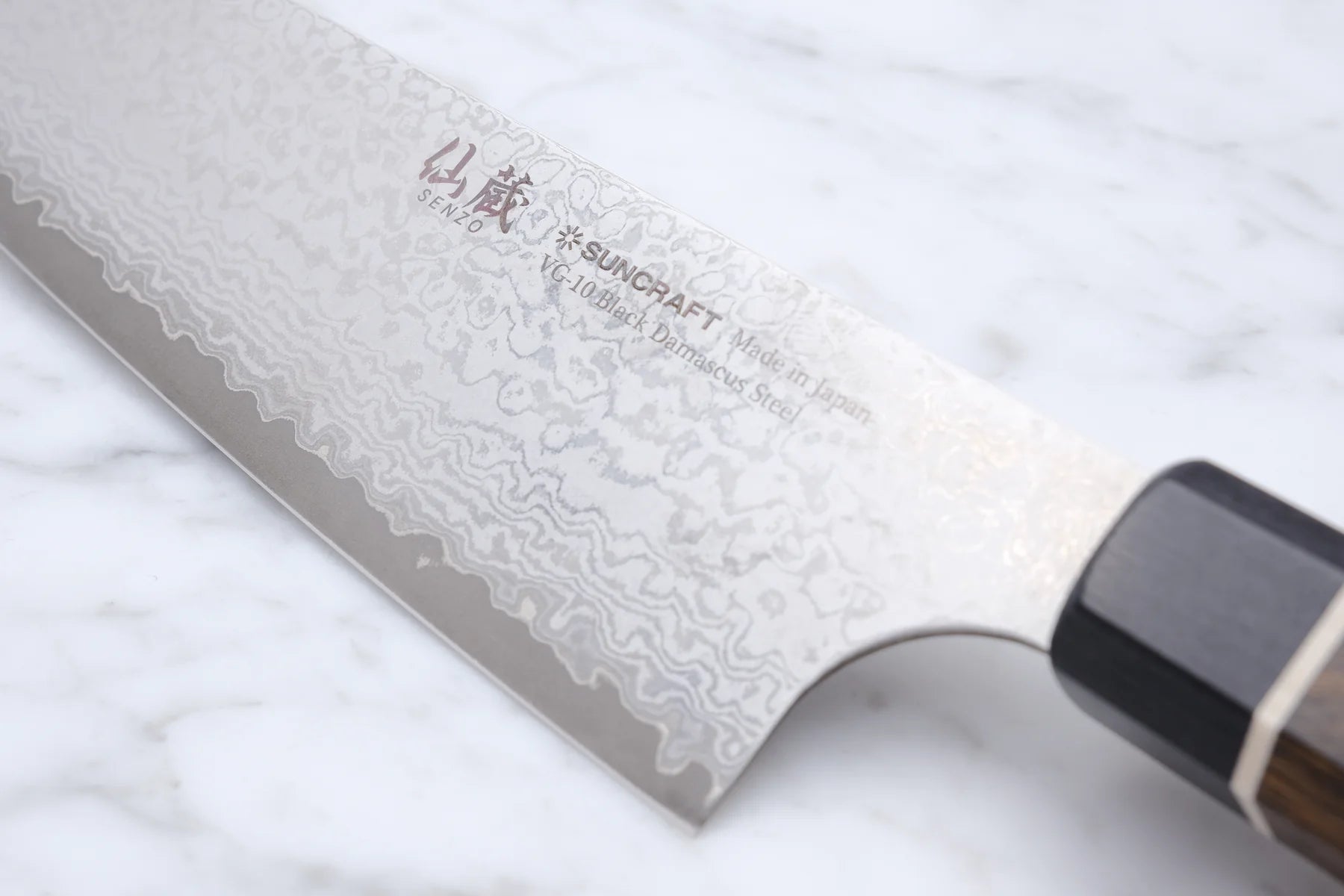 Suncraft Black Bunka 165mm_ _ _ _BD - 082. Kiritsuke by Suncraft