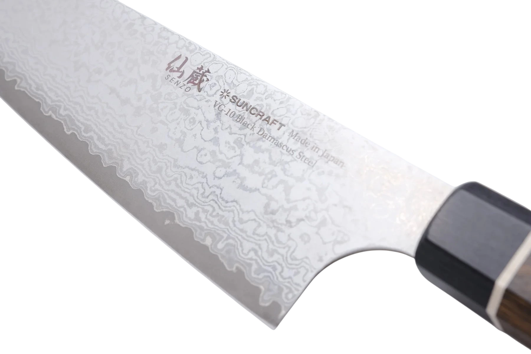 Suncraft Black Bunka 165mm_ _ _ _BD - 082. Kiritsuke by Suncraft