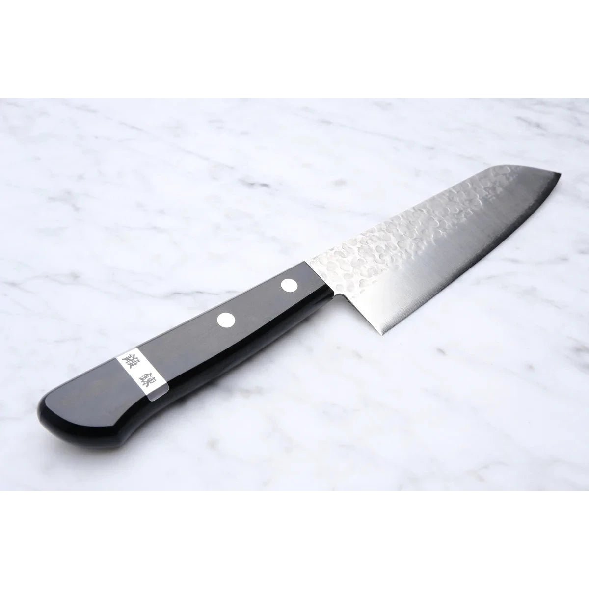 Takamura Chromax 170 mm Santoku sort pakka_ _ _ _TK - CX - ST170 - SP7. Santoku by Takamura
