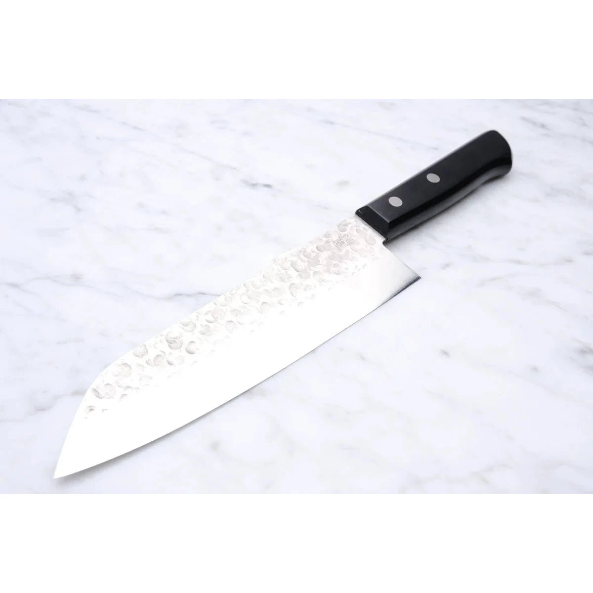Takamura Chromax 170 mm Santoku sort pakka_ _ _ _TK - CX - ST170 - SP5. Santoku by Takamura