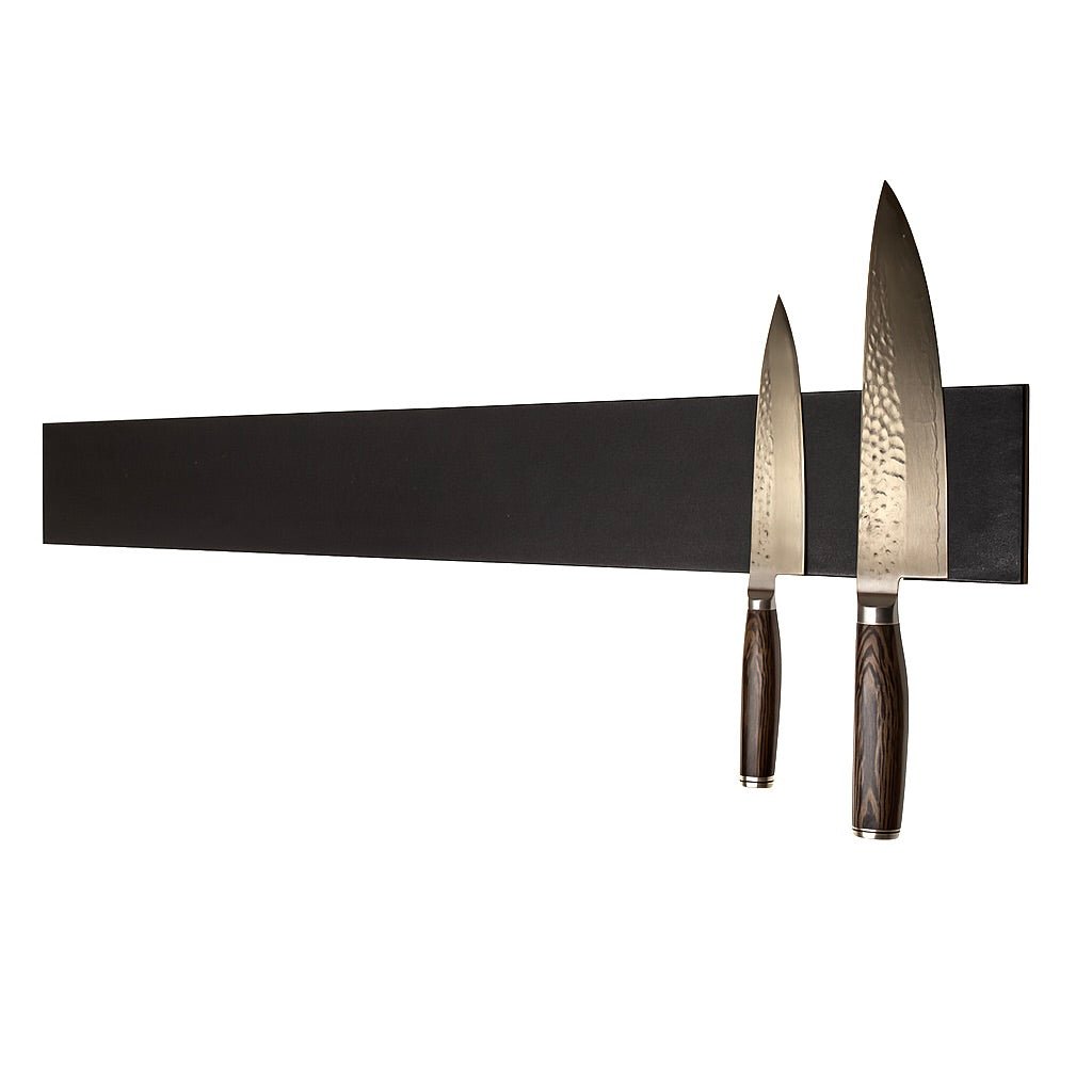 Rune - Jakobsen Design Wide Leather protected - 10 cm bred knivmagnet med læderfront 40x10x2.5 cm Knivskinner_3