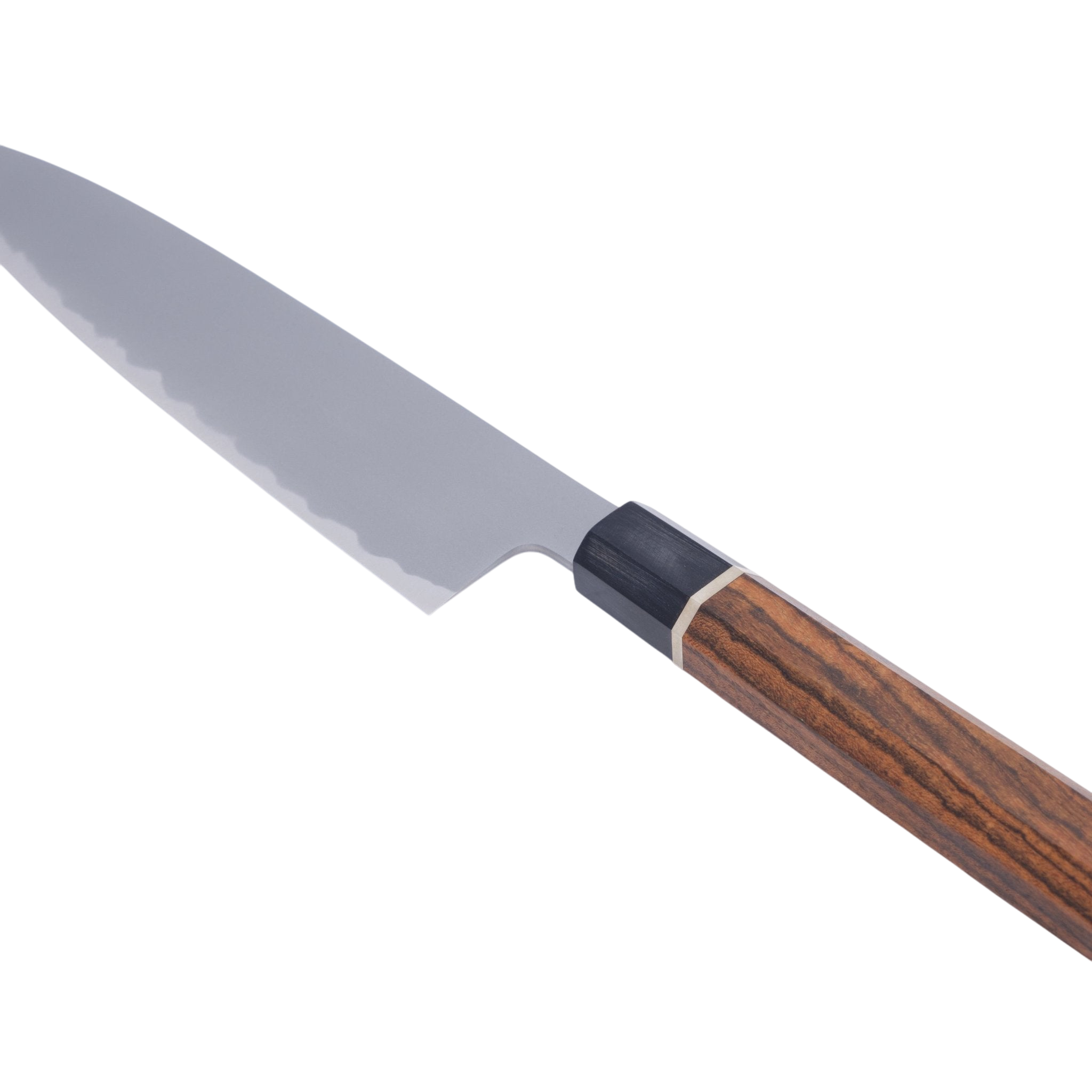 Yamawaki 240 mm Kokkekniv Shirogami - 2 - Bocote_ _ _ _S2H - 240G3. Kokkekniv by Yamawaki
