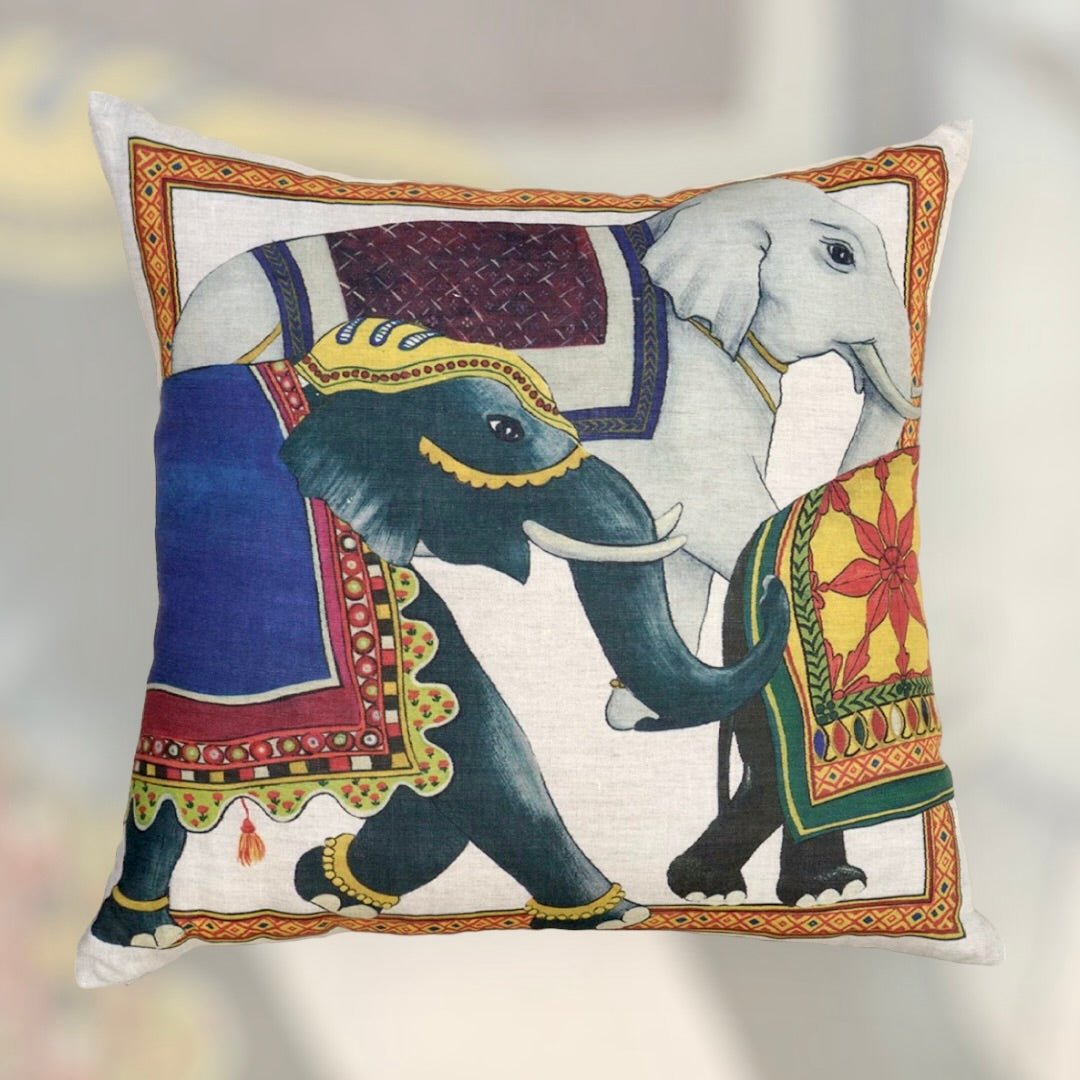 Tessitura Toscana Telerie 'Angkor' hørpude 55x55cm Uden inderpude_1