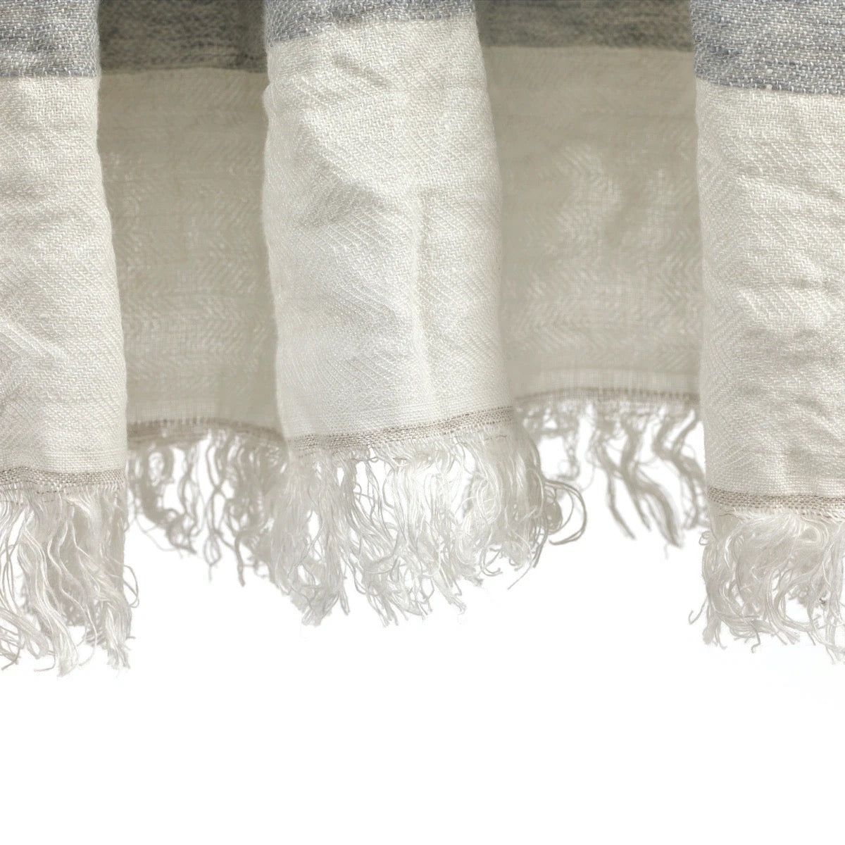 Libeco 'Ash Stripes' hørhåndklæde 110X180cm _5
