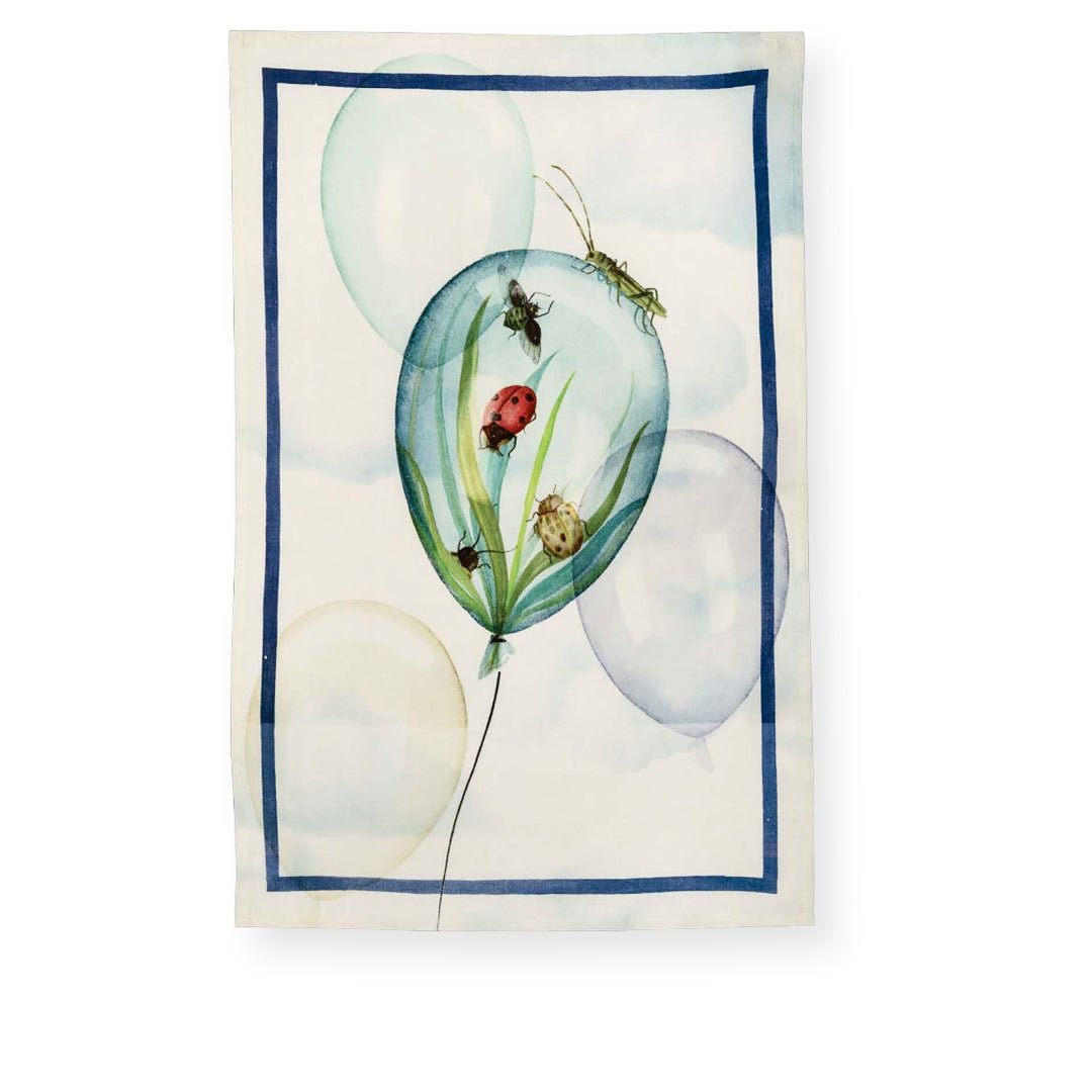 Tessitura Toscana Telerie 'Balloons air' hørviskestykke _1
