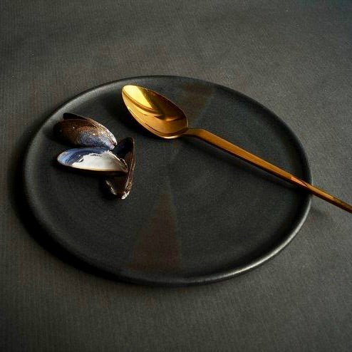 Køb 'Tallerken', stentøj, fås i flere størrelser, bølge Desserttallerken - Diameter 15 cm_6 fra Dorte Visby hos os