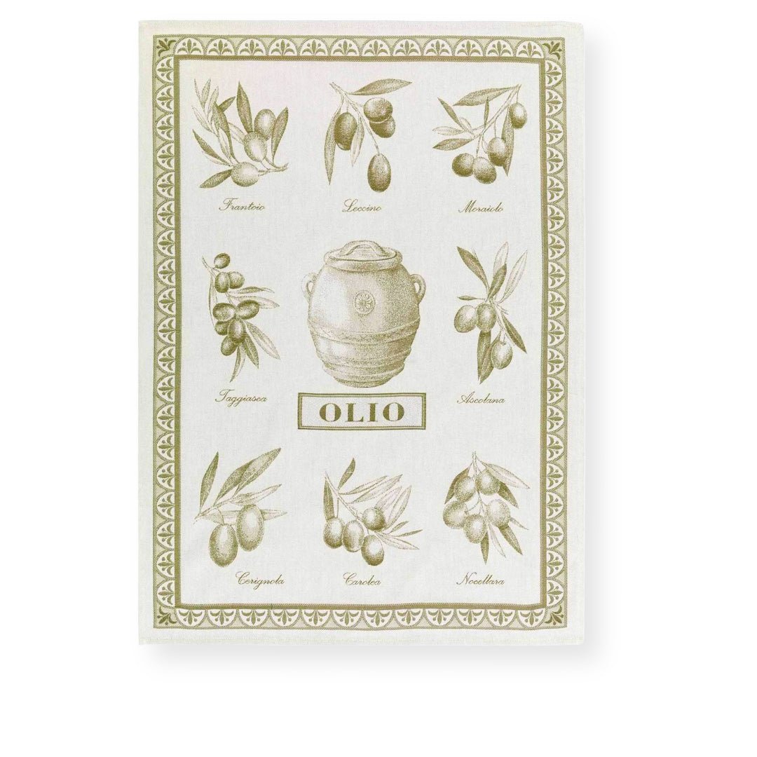 Tessitura Toscana Telerie 'Bonta Olio' bomuldsviskestykke _1