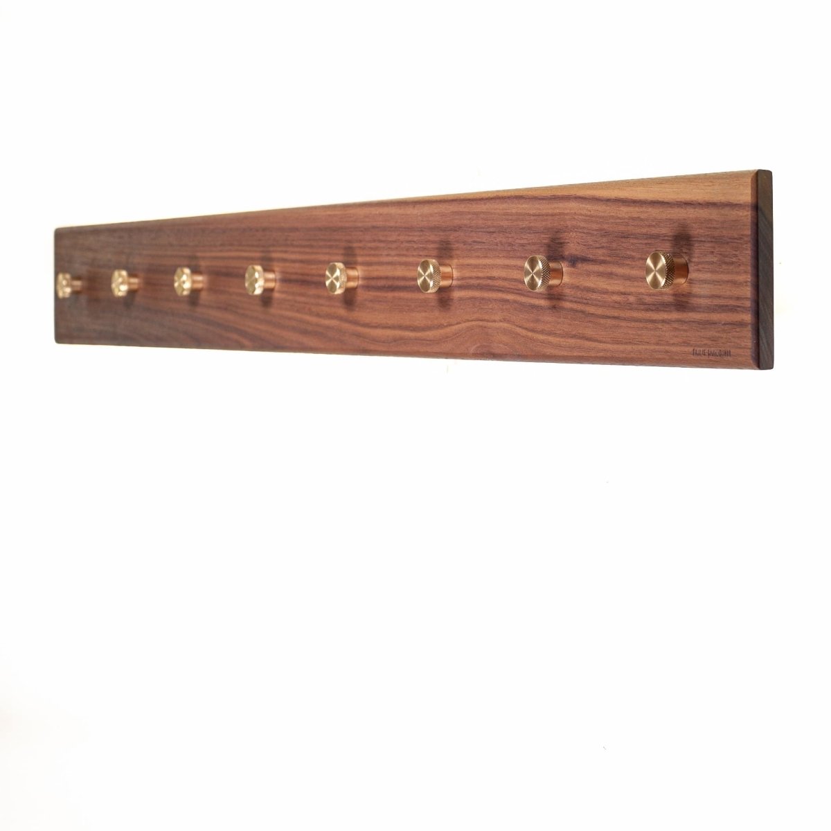Rune - Jakobsen Woodworks 'Hall Buddy' bred knage med messingknopper 30cm/2 knopper_5