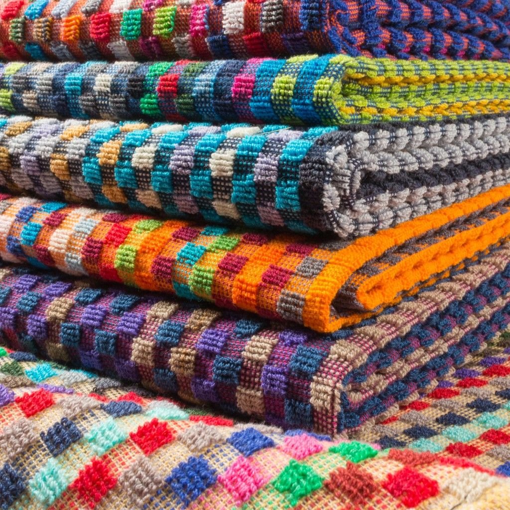 Rune - Jakobsen Design ‘Colorful’ aflangt håndklæde i bomuldsfrotté 45x90cm _2
