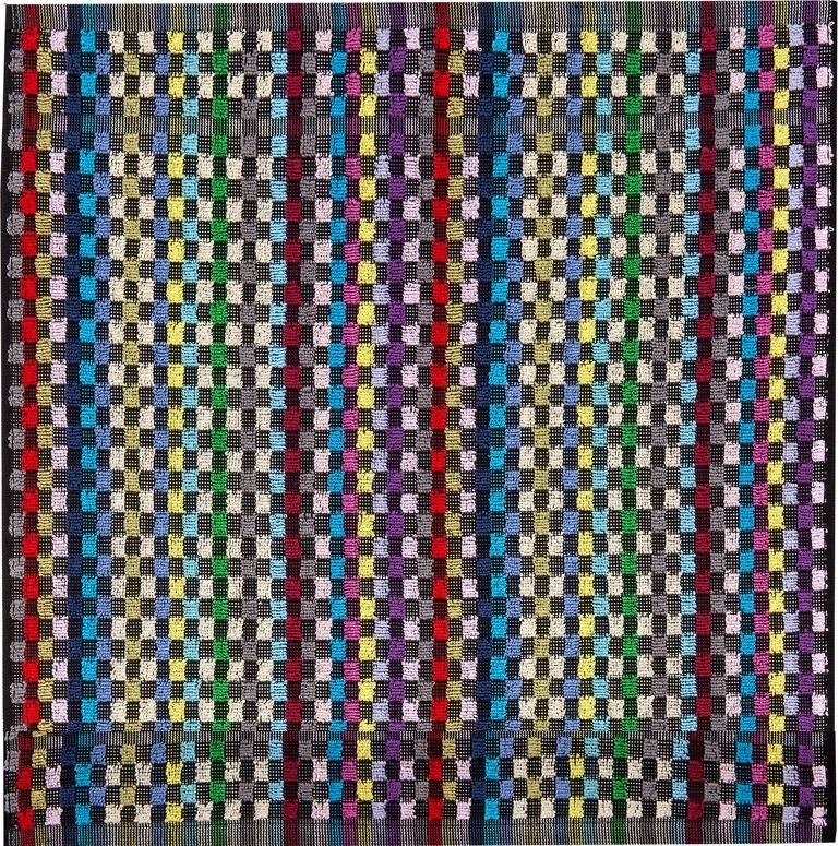 Rune - Jakobsen Design ‘Colorful’ kvadratisk håndklæde i bomuldsfrotté 50x50cm _2