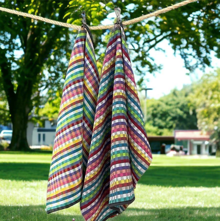 Rune - Jakobsen Design ‘Colorful’ viskestykke i bomuld _3
