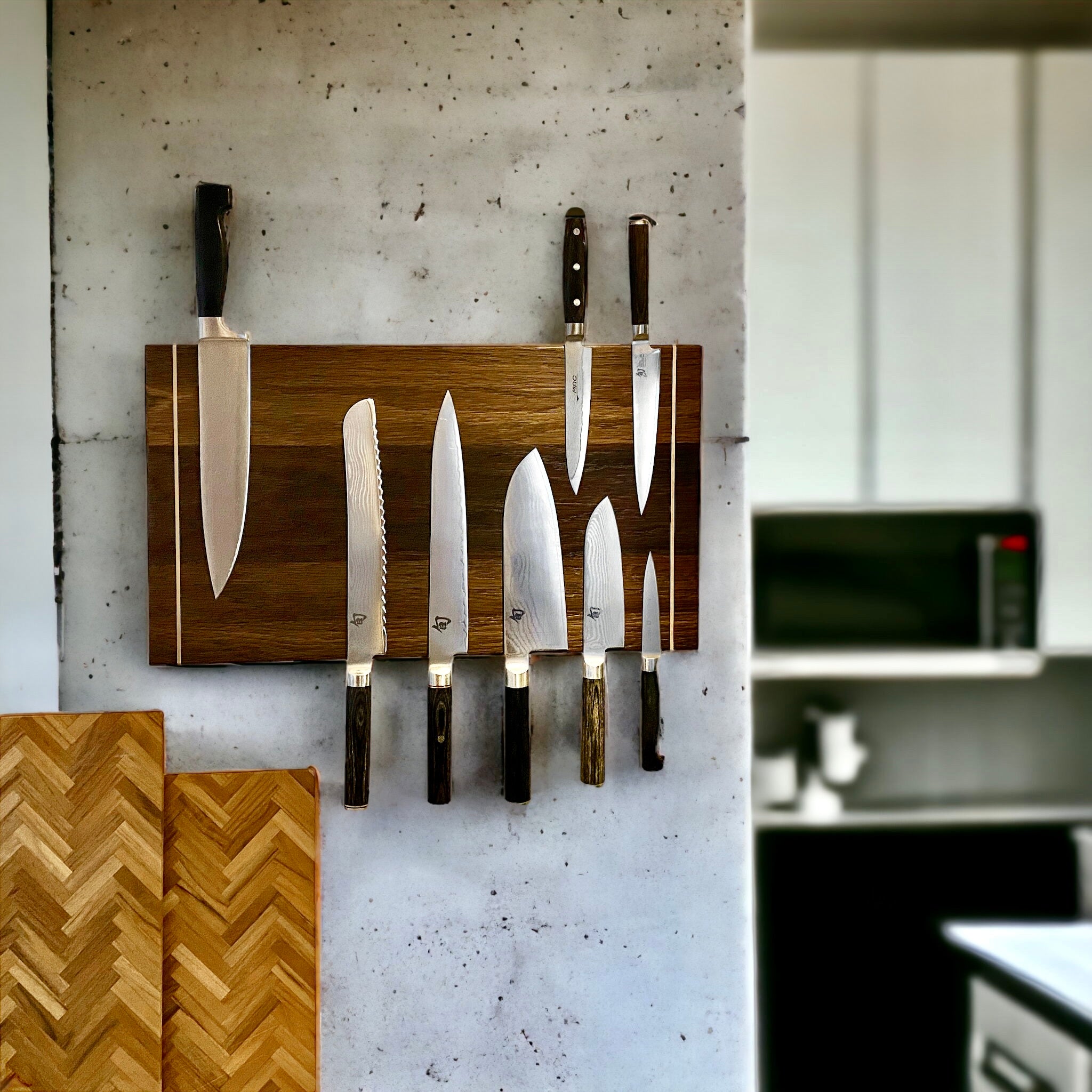 Rune - Jakobsen Woodworks 'Defined' bred knivmagnet i 3 bredder og længder fra 40 - 80 cm 40 cm_11