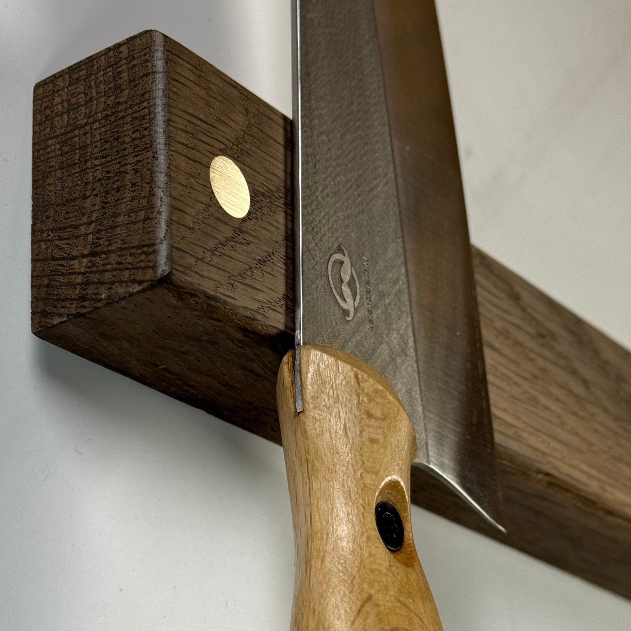 Rune - Jakobsen Design One Dot - smal knivskinne i længder fra 30 - 80 cm. Med metaldetalje 30 cm Knivskinner_2