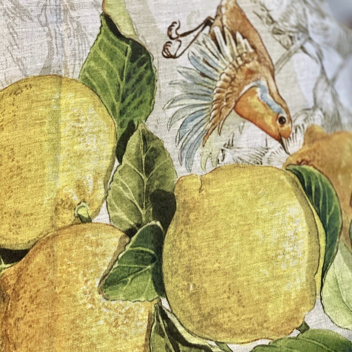 Duge fra Tessitura Toscana Telerie. 'Limoncello' hørdug 160x230 _TSS/LMNC/160X2/DUGE/2875/01