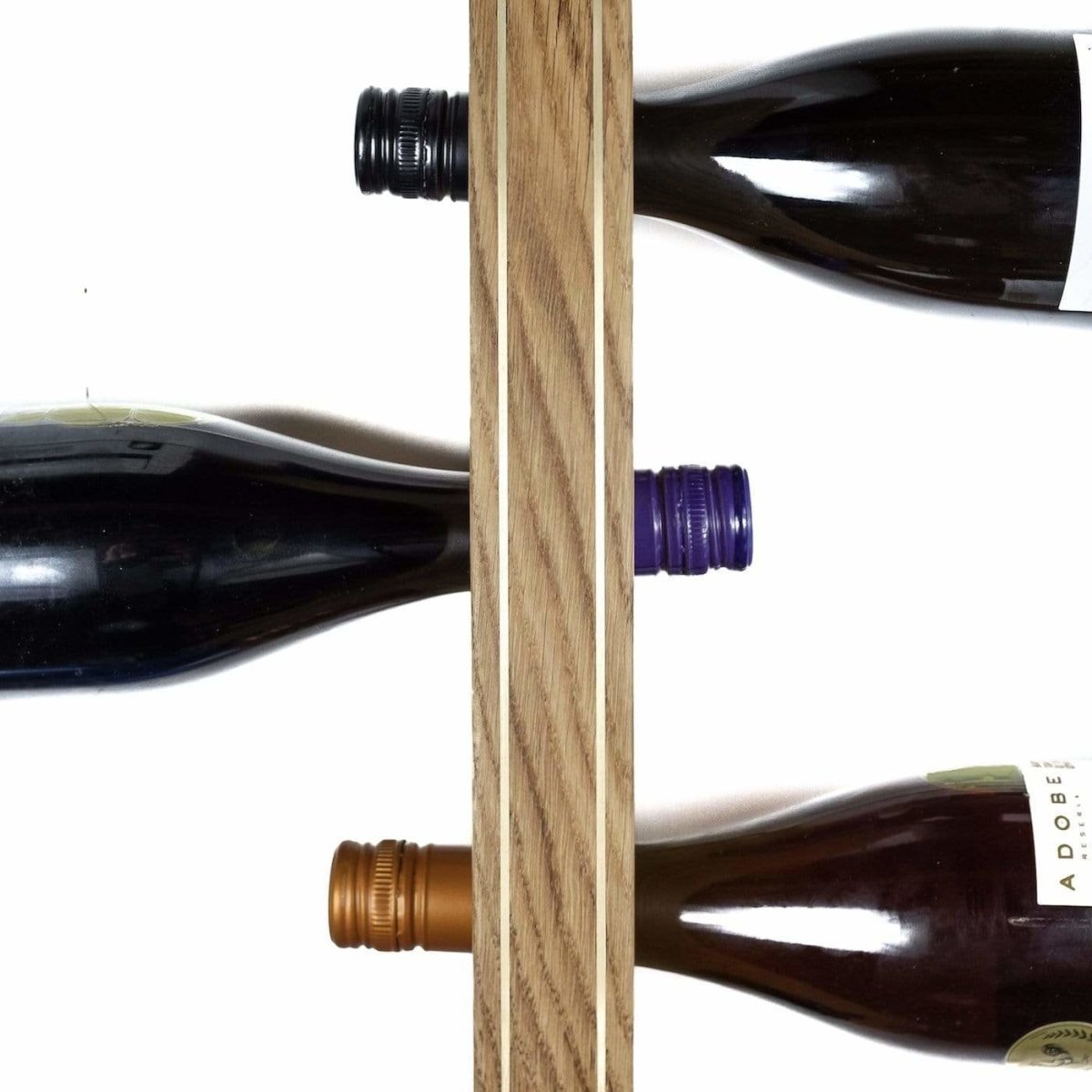 Rune - Jakobsen Woodworks 'D'wine' vinholder Egetræ /lodret montering_2
