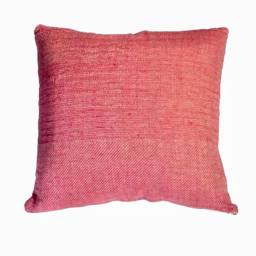 MTP Ensfarvet hørpude 50 x 50cm Rød_13
