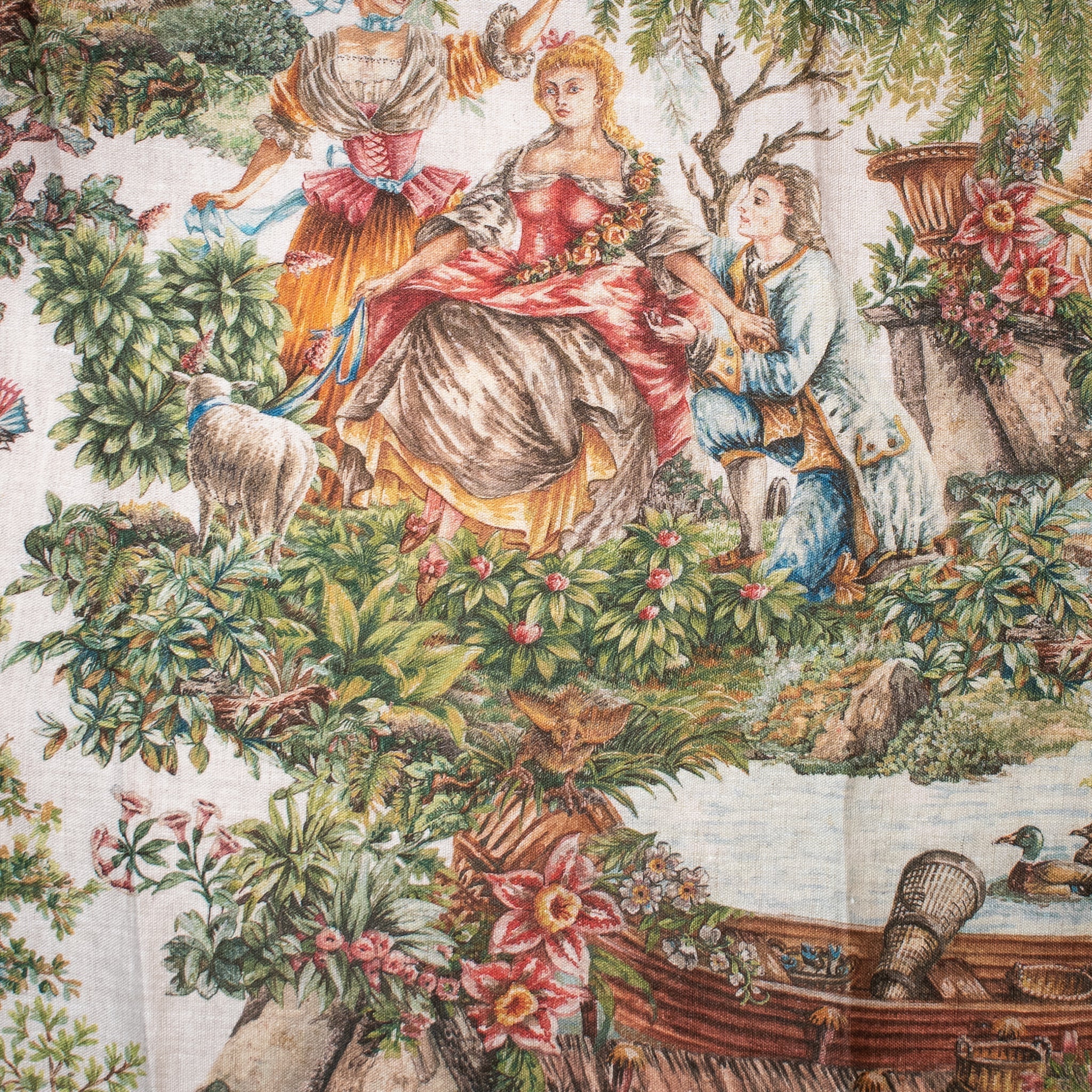 Tessitura Toscana Telerie 'Faboulex' hørsengetæppe 270x280_7