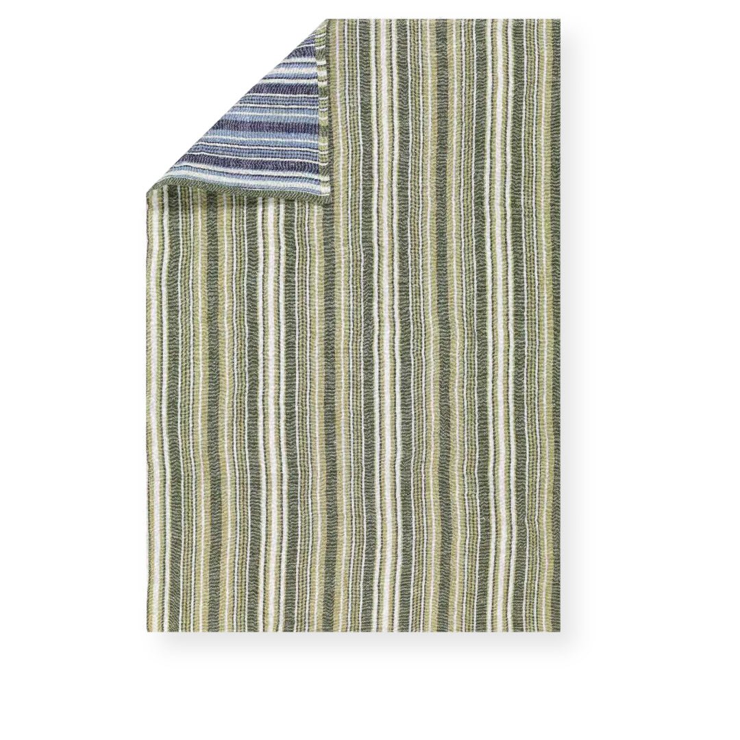 Tessitura Toscana Telerie 'Giano green' hørviskestykke _1