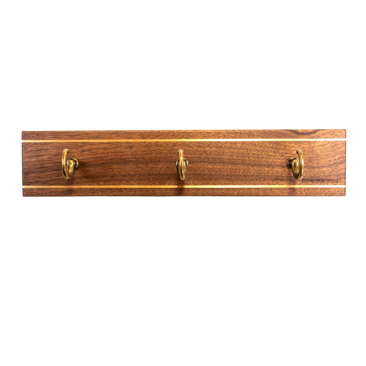 Rune - Jakobsen Woodworks 'Wide Hook Buddy' bred knage med messingkroge 80 cm / 5 kroge_5