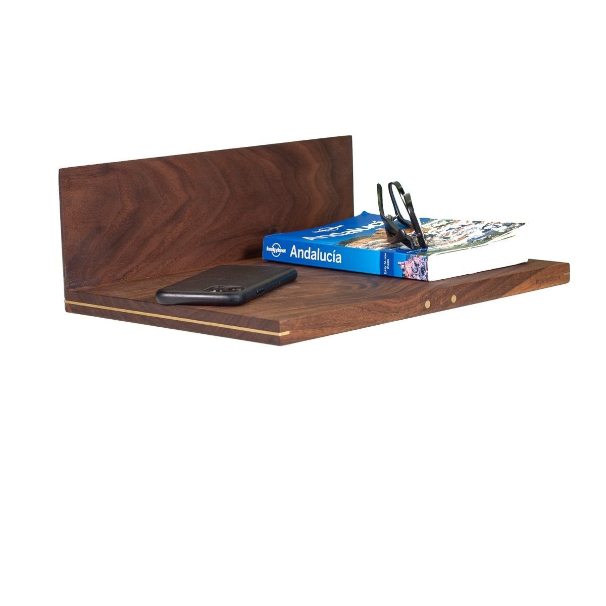 Rune - Jakobsen Woodworks 'XL' dyb hylde uden forkant Valnød_6