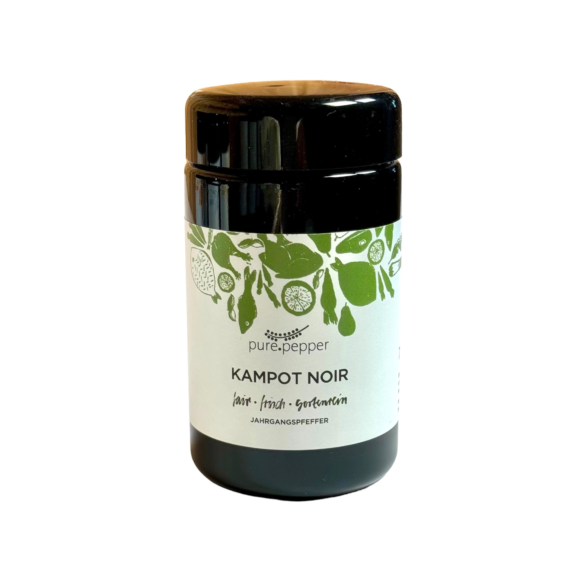 PurePepper 'Kampot Noir' sort peber Glas - nettoindhold 70 gram_3