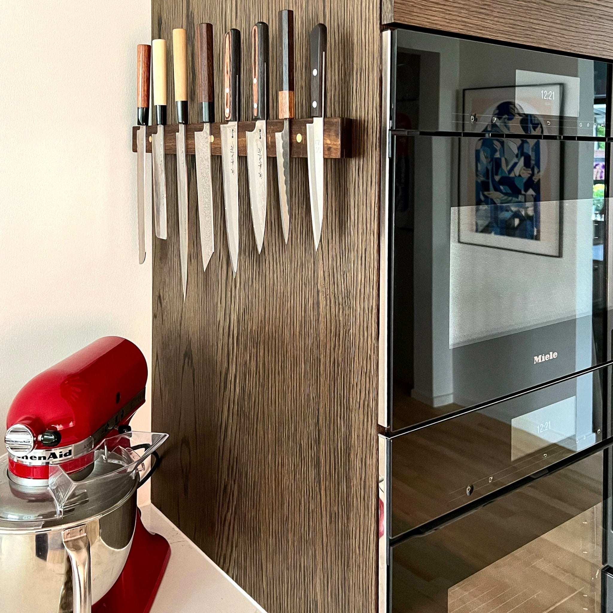 Rune - Jakobsen Woodworks 'Knifeboard Classic' dyb knivmagnet i længder fra 30 - 80 cm 30 cm_3