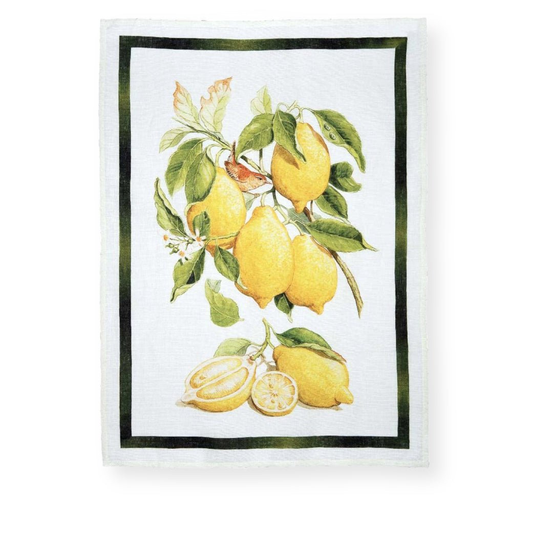 Tessitura Toscana Telerie 'Limoncello' hørviskestykke _1