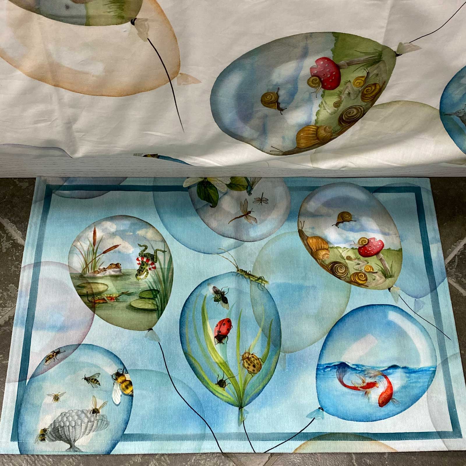 Tessitura Toscana Telerie 'Balloons' måtte 52 x 80cm_2